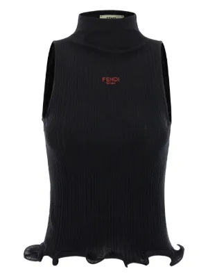 FENDI タンクトップ FENDI フェンディ ノースリーブ タンクトップ レディース40