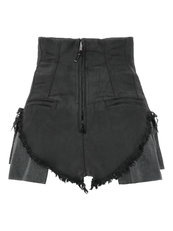 Rick Owens DRKSHDW フレイド ショートパンツ | ブラック | FARFETCH JP