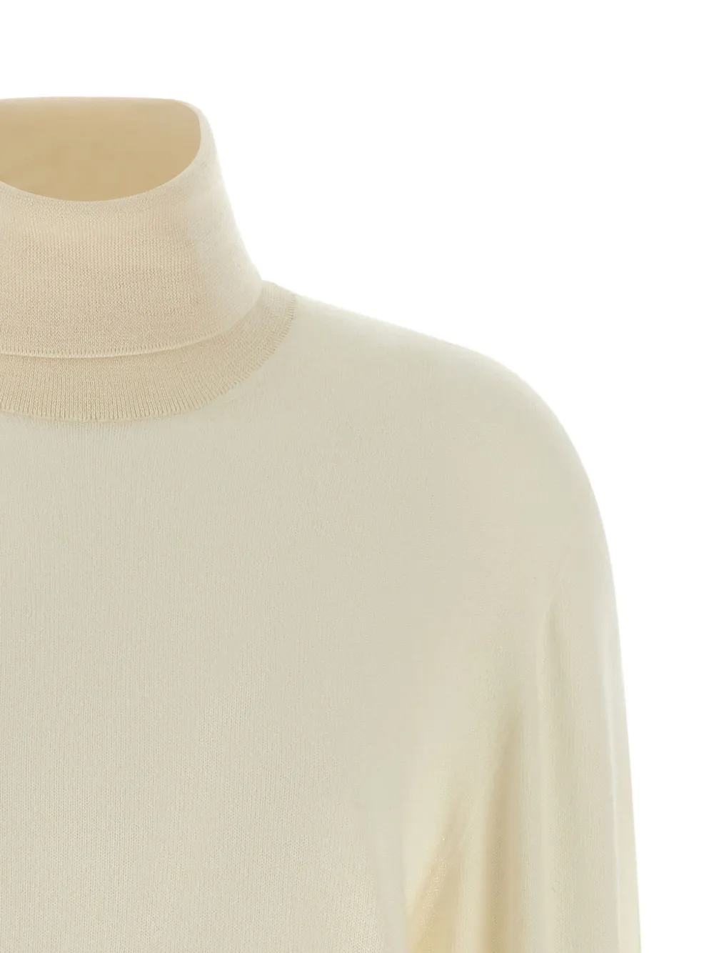 The Row Lizzy Cashmere Turtle-neck Sweater In Neutral