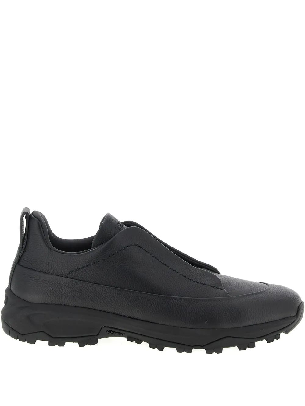 Zegna Triple Stitch & trade; Monte leather sneakers - ブラック Zegna Triple Stitch & trade; Monte leather sneakers - ブラック