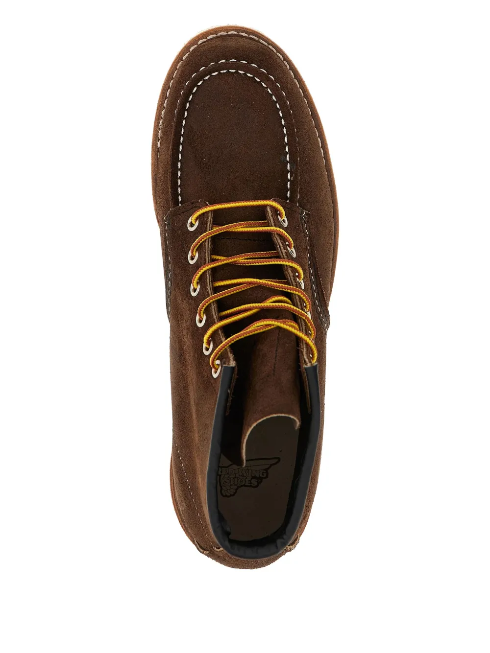 Red Wing Shoes Classic Moc contrast-stitching ankle boots Bruin