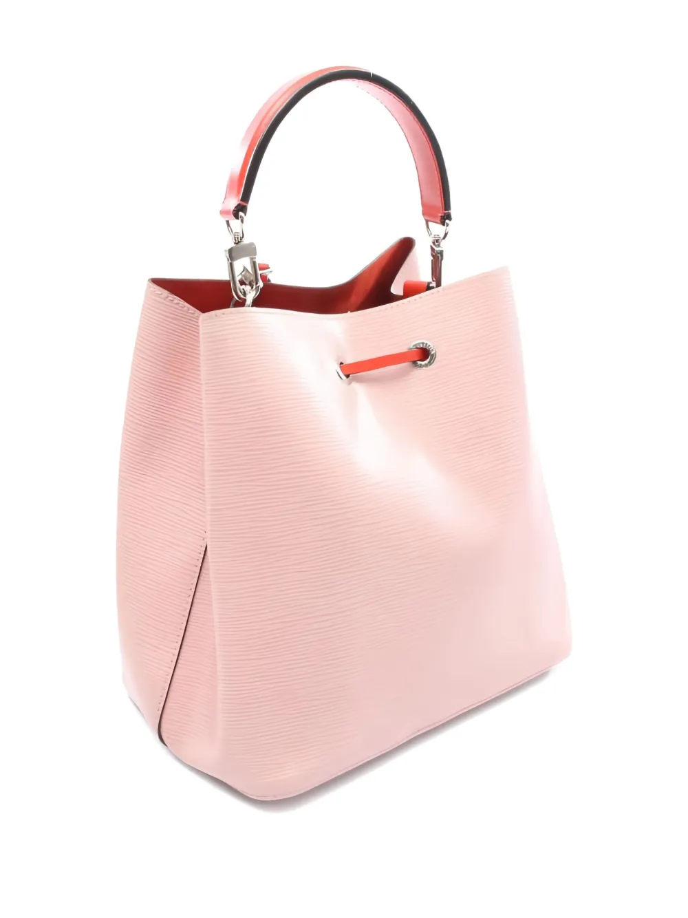 Pre-owned Louis Vuitton 00s Neonoe Epi Rose Ballerine Handbag In Pink