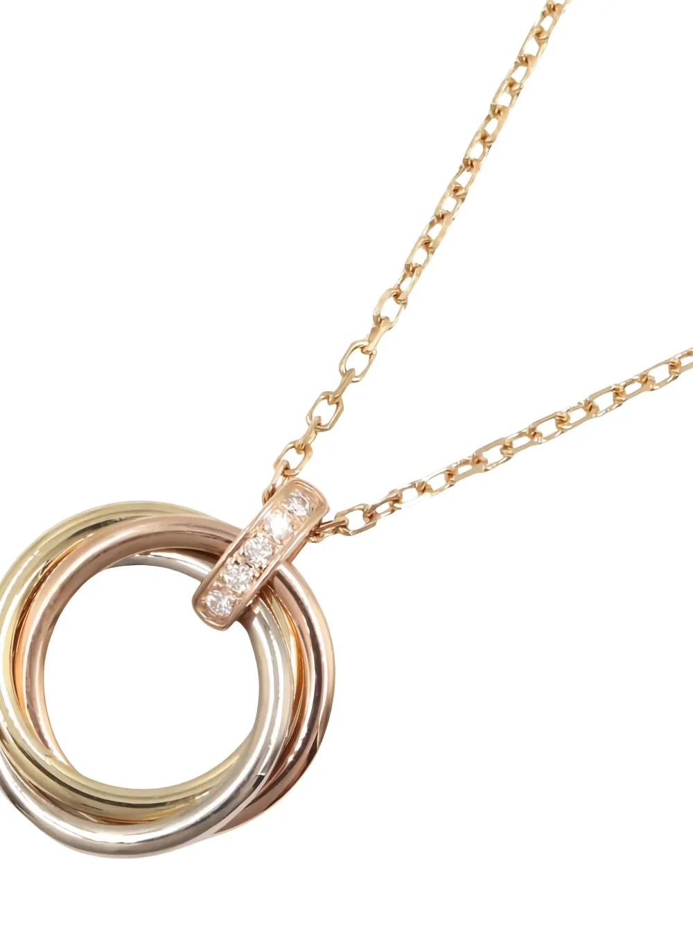 Cartier 2010 18K Trinity diamond necklace | Image 2