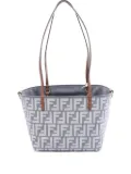 Fendi Pre-Owned 2020 small Zucca pattern shoulder bag - Blue