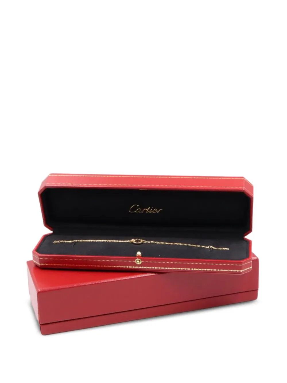 Pre-owned Cartier 2010s 18k Yellow Gold Love Circle Diamond Bracelet