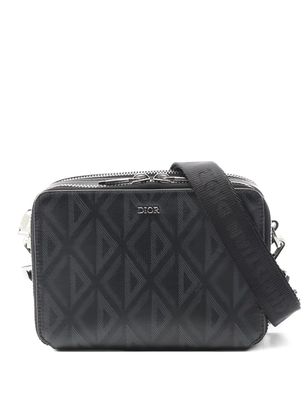 Christian Dior Pre-Owned 10s patterned shoulder bag - ブラック Christian Dior Pre-Owned 10s patterned shoulder bag - ブラック