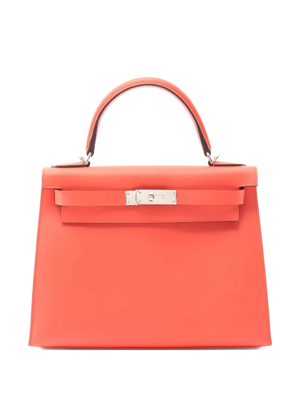 Hermès Pre-Owned Kelly 28 two-way handbag - Arancione