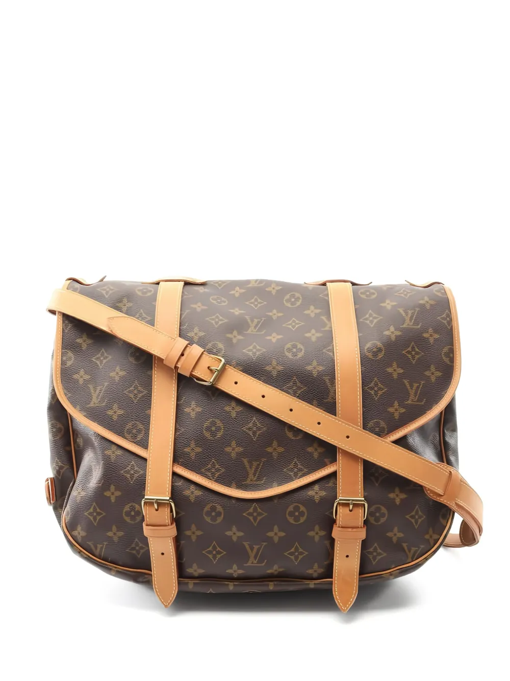 Louis Vuitton Pre-Owned Saumur 43 shoulder bag - ブラウン Louis Vuitton Pre-Owned Saumur 43 shoulder bag - ブラウン
