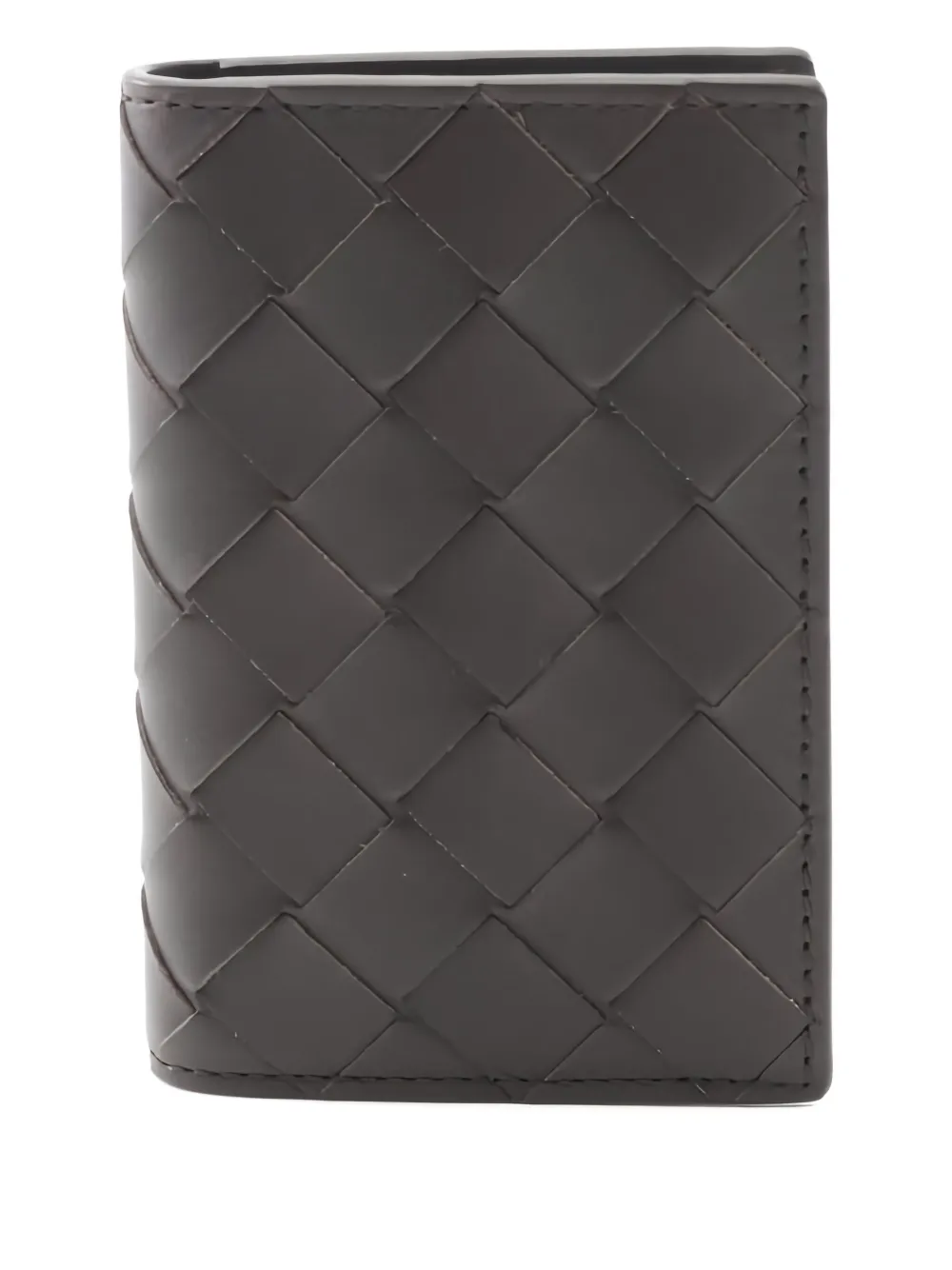 Bottega Veneta Pre-Owned 20s イントレチャート カードケース - ブラウン Bottega Veneta Pre-Owned 20s イントレチャート カードケース - ブラウン