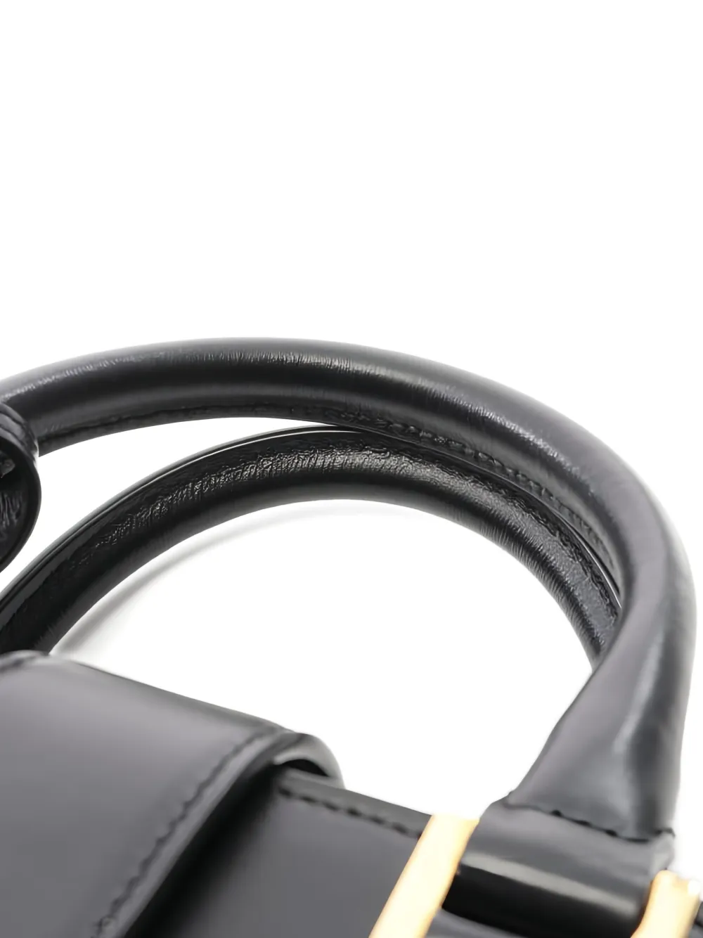 Pre-owned Saint Laurent Leather Tote Bag In Black