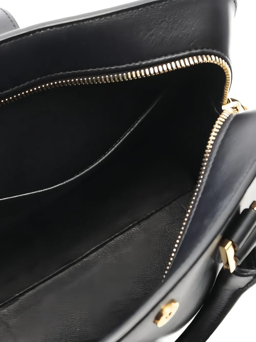Pre-owned Saint Laurent Leather Tote Bag In Black