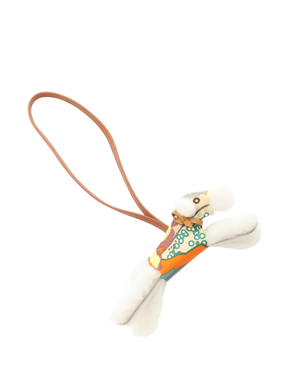 Hermès Pre-Owned Paddy Aloha bag charm - ホワイト Hermès Pre-Owned Paddy Aloha bag charm - ホワイト