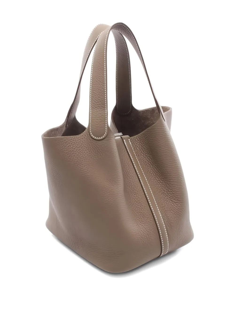 Pre-owned Hermes Picotin Lock Mm Handbag In Brown