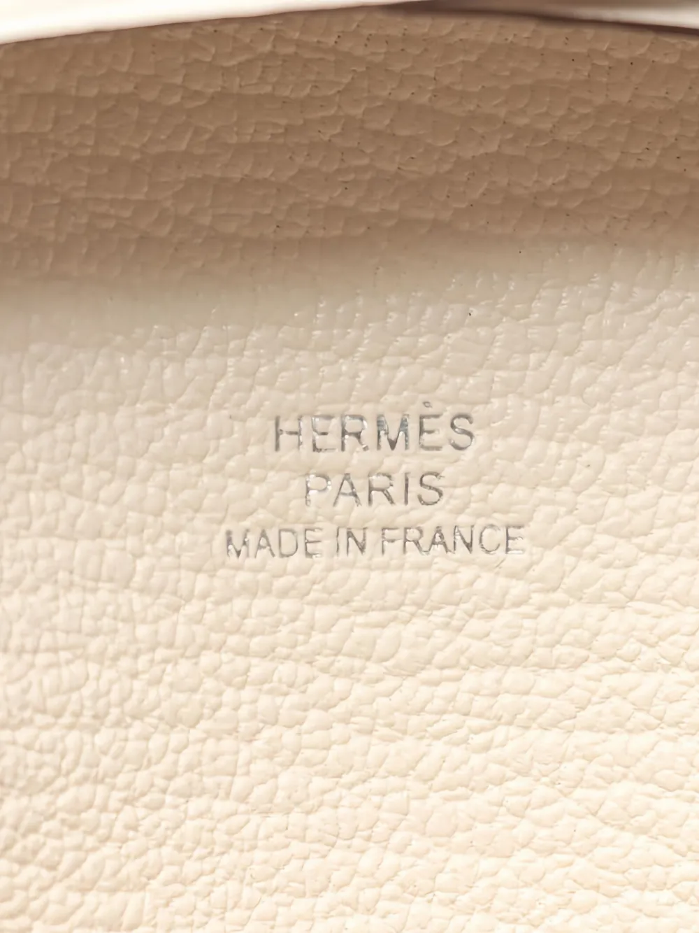 Pre-owned Hermes 2024 Bastia Nata Coin Purse In Neutral