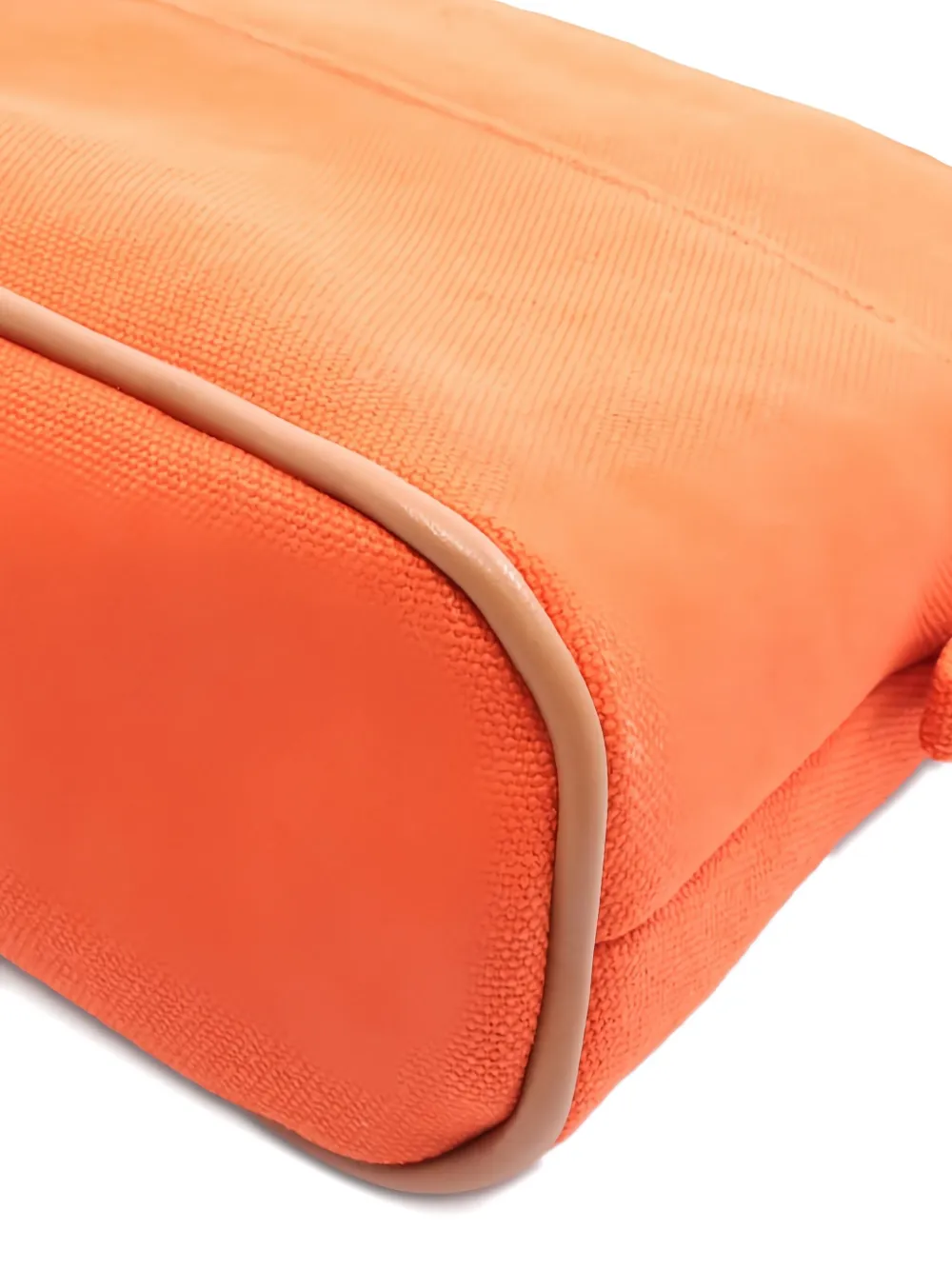 Pre-owned Hermes Bolide 20 Pouch Bag In Orange