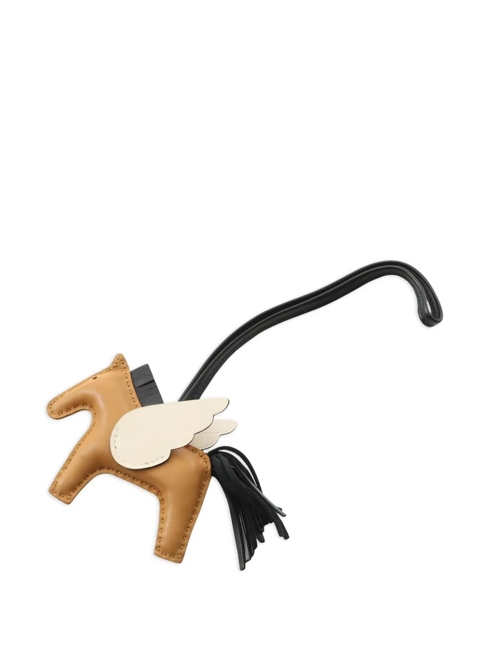Hermès Pre-Owned Pegasus バッグチャーム - ブラウン Hermès Pre-Owned Pegasus バッグチャーム - ブラウン