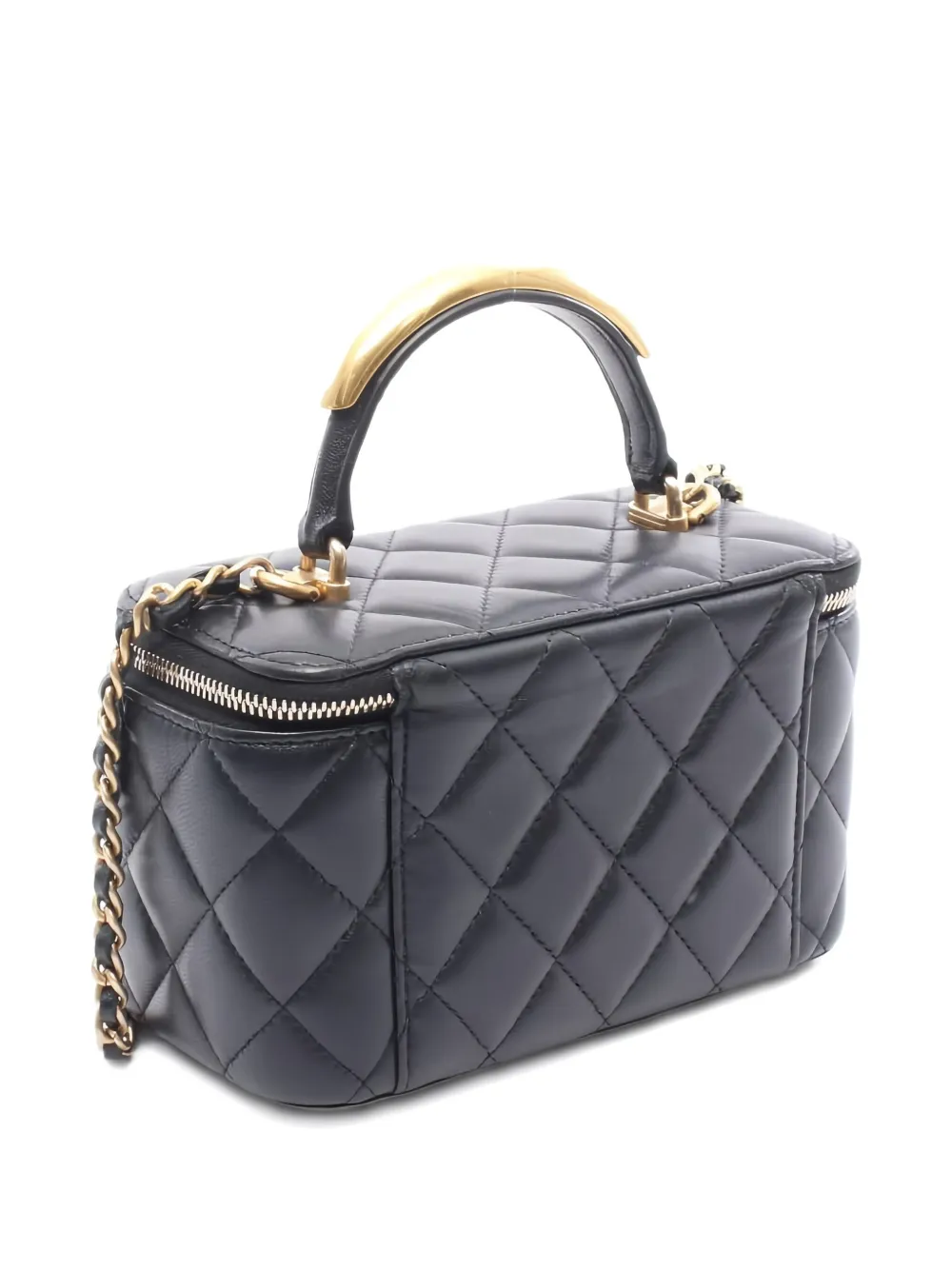 CHANEL Pre-Owned 2021 Matelassé Vanity chain shoulder bag | Pre-Owned | Image 2