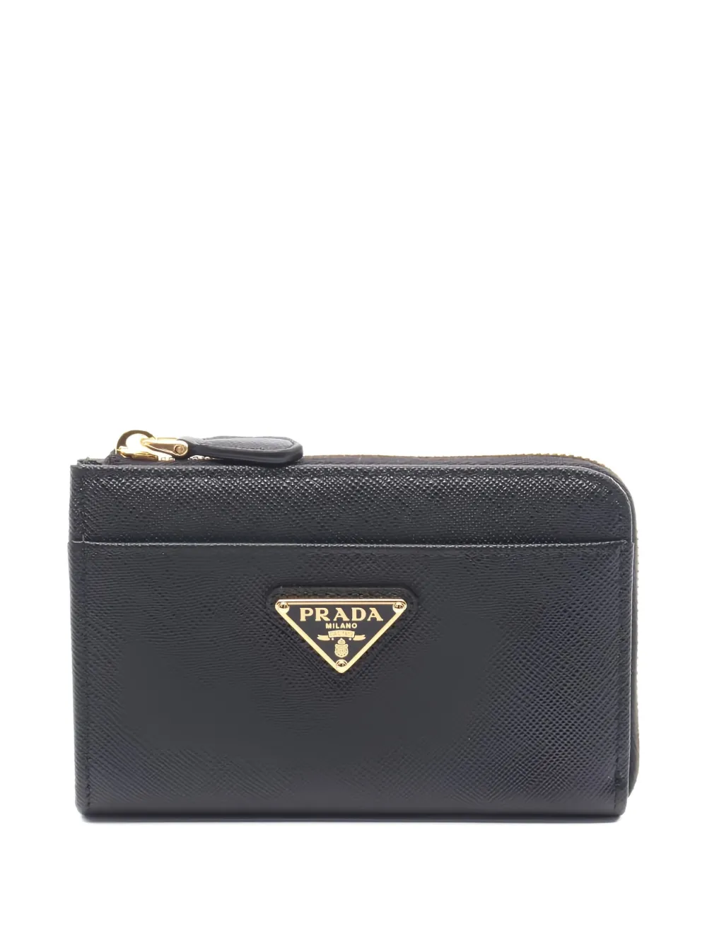 Prada Pre-Owned 2020s leather coin purse - ブラック Prada Pre-Owned 2020s leather coin purse - ブラック
