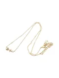 Louis Vuitton Pre-Owned 2000s Petit Louis zirconia necklace - Gold