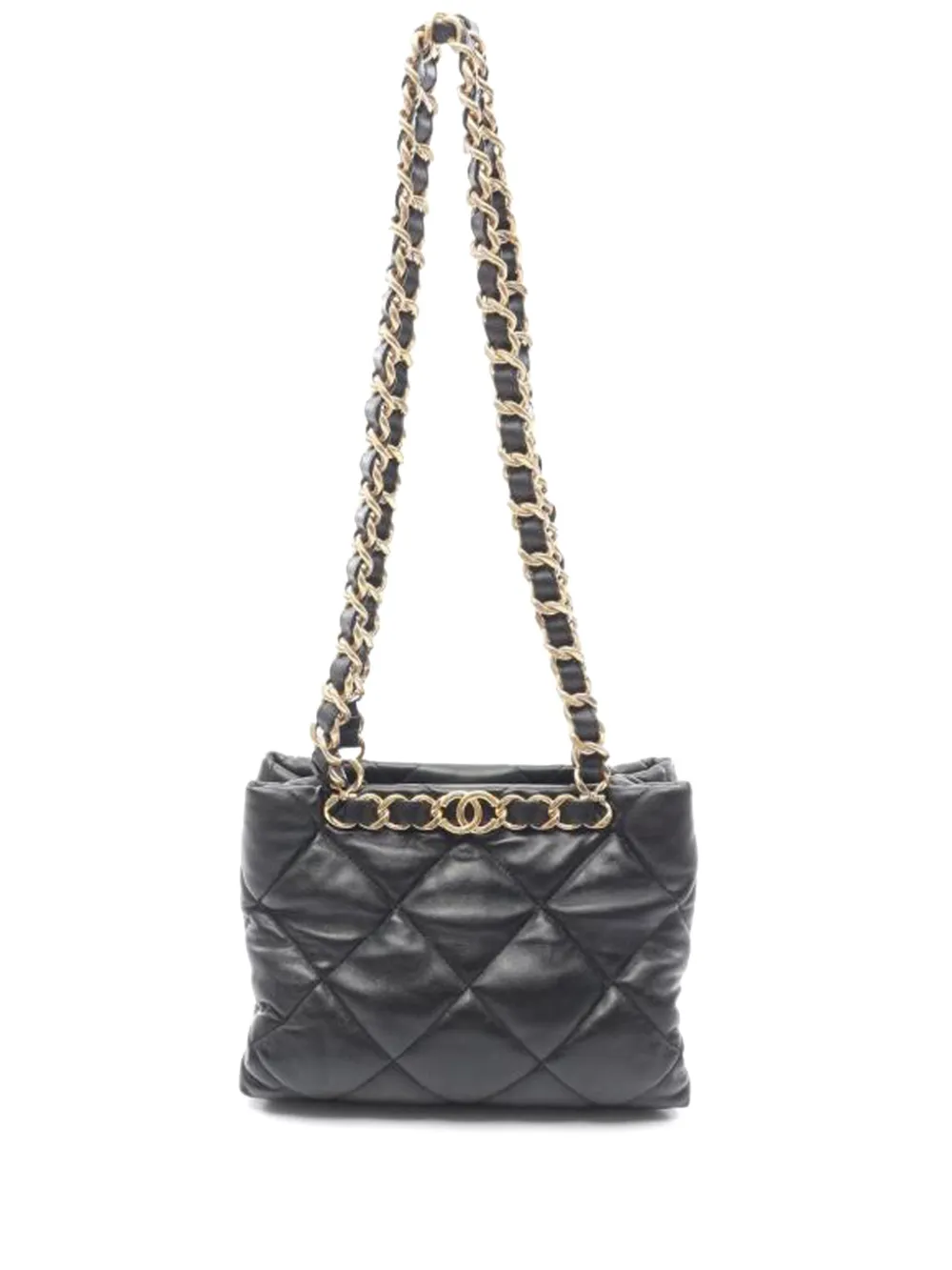 CHANEL Pre-Owned small Matelasse shoulder bag - ブラック CHANEL Pre-Owned small Matelasse shoulder bag - ブラック