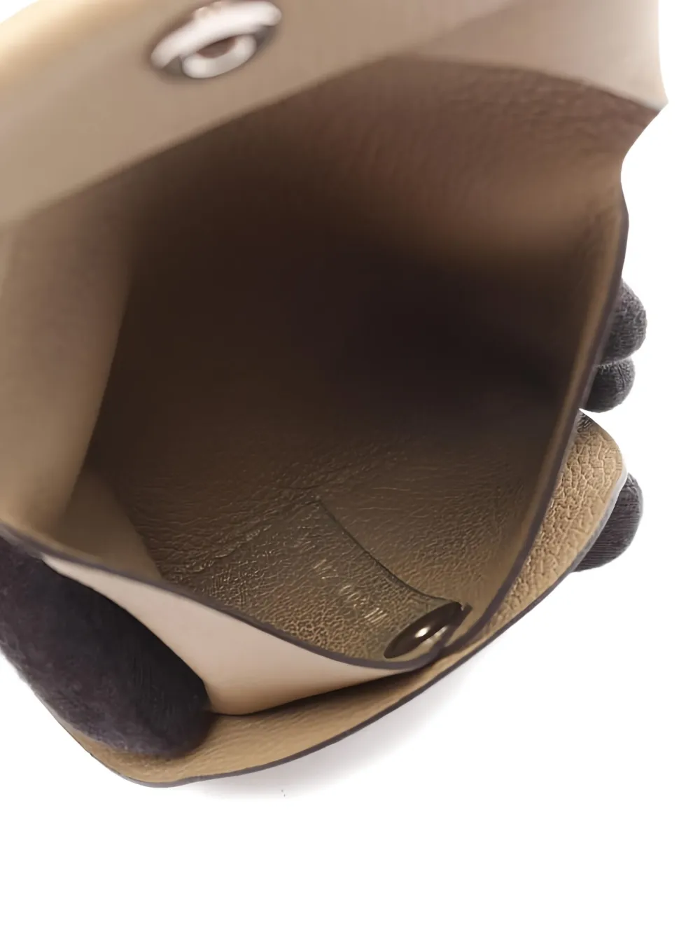 Pre-owned Hermes Bastia Coin Purse In Neutral