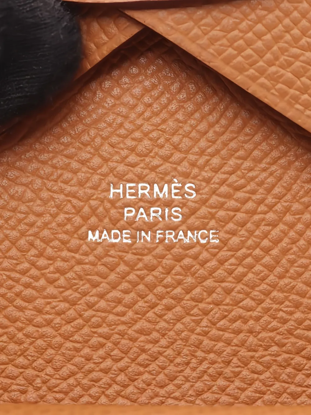 Pre-owned Hermes Calviduo Coin Purse In Brown