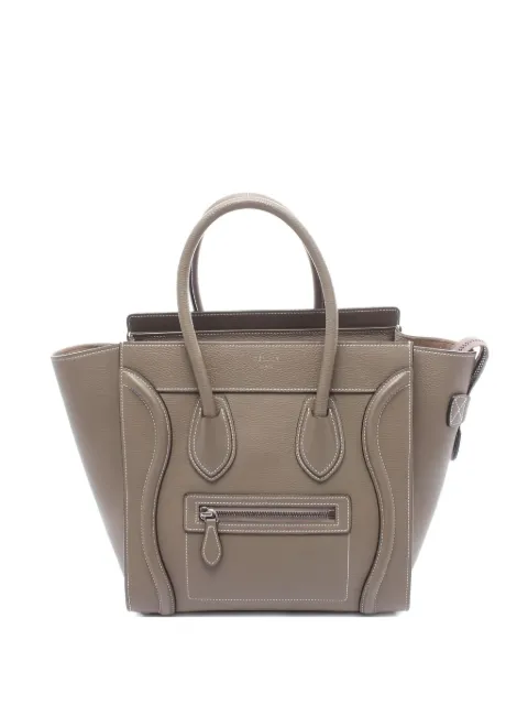 Celine Pre-Owned 00s micro luggage leather handbag