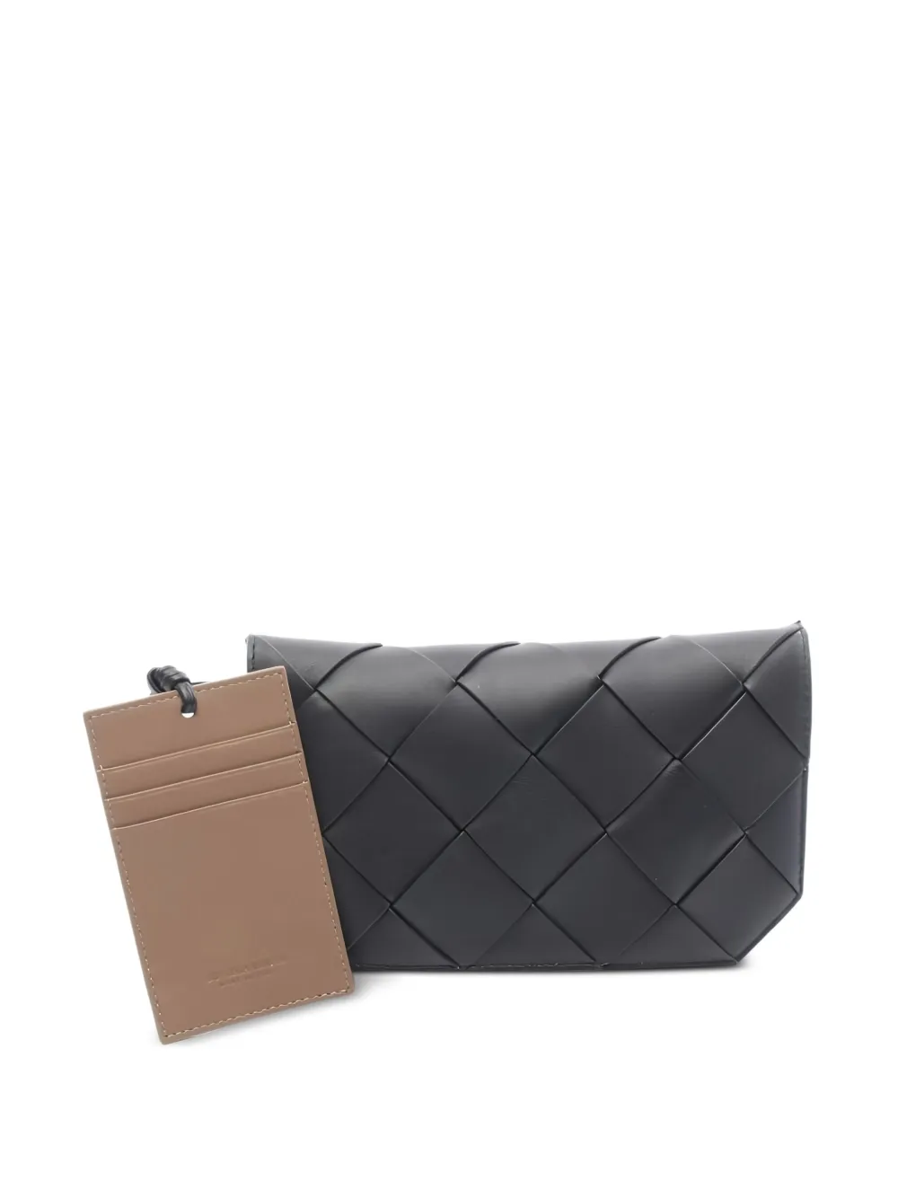 Bottega Veneta Pre-Owned 2020s ディアゴ ロング 長財布 - ブラック Bottega Veneta Pre-Owned 2020s ディアゴ ロング 長財布 - ブラック
