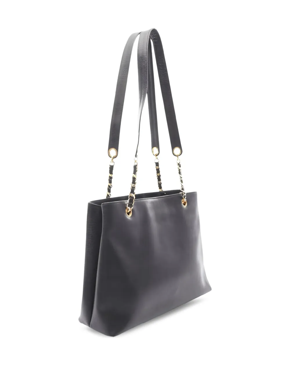 Pre-owned Chanel Coco Mark Shoulder Bag In Black