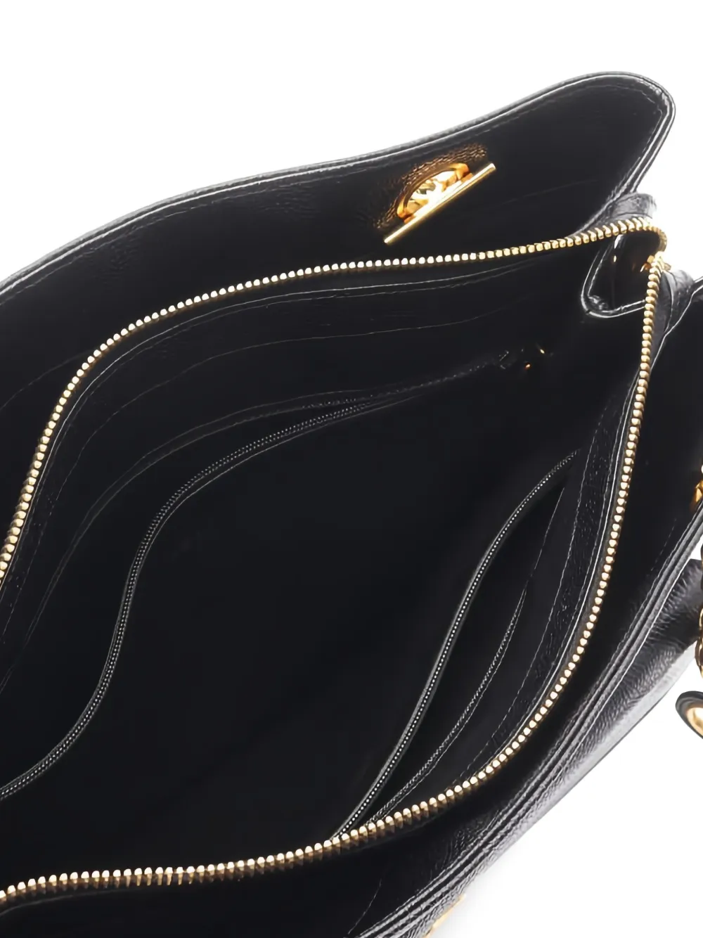 Pre-owned Chanel Coco Mark Shoulder Bag In Black
