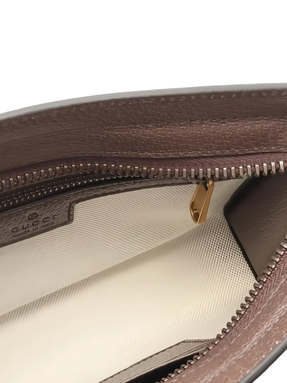 Pre-owned Gucci 2002s Ophidia Stripe Shoulder Bag In Neutral