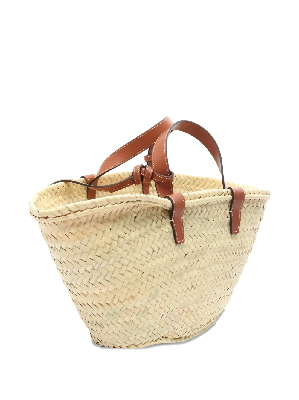 Pre-owned Celine 2020s Teen Triomphe Classic Pannier Bucket Bag In Neutral