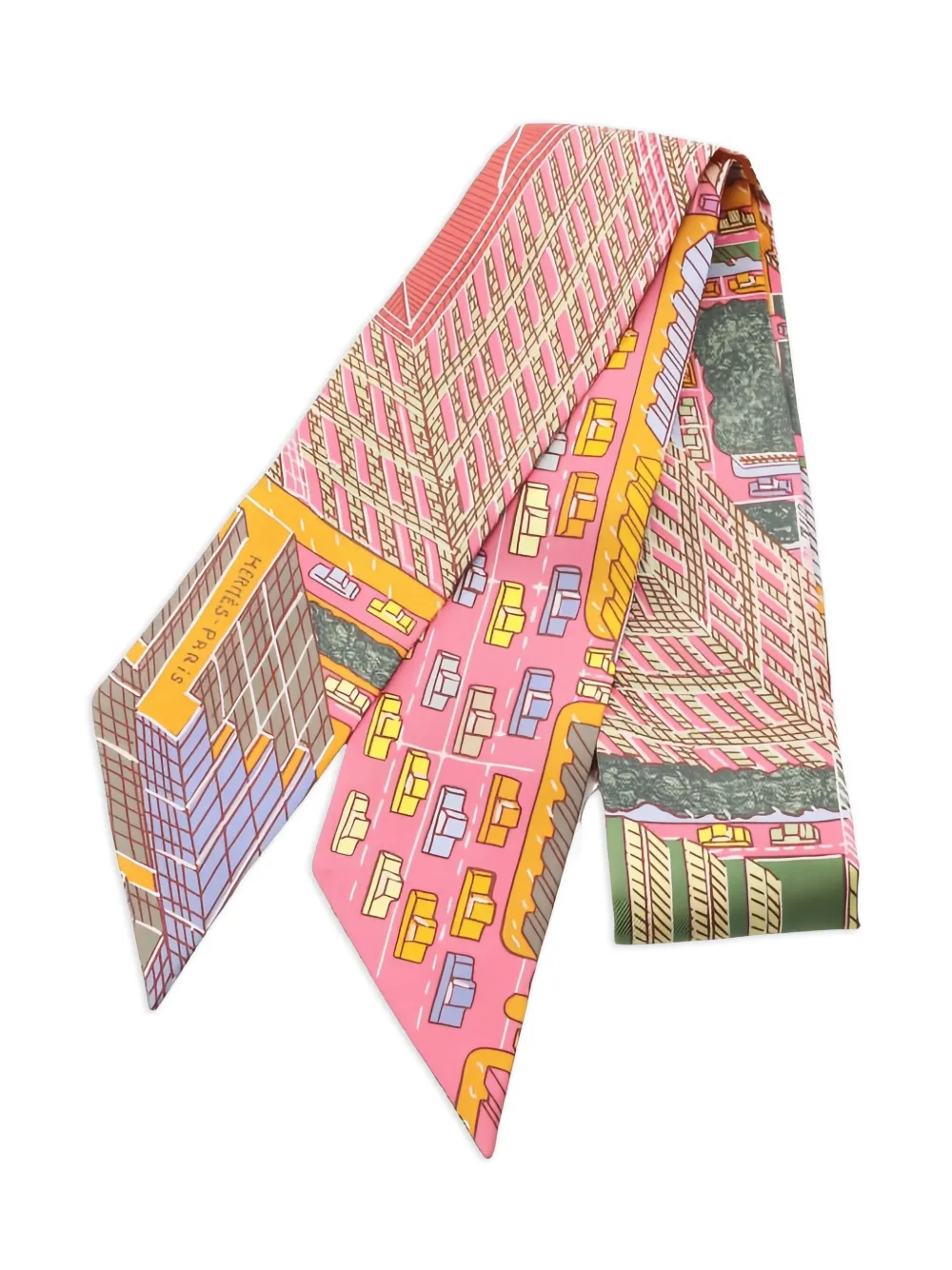 Hermès Pre-Owned Pantin City silk scarf | Image 2