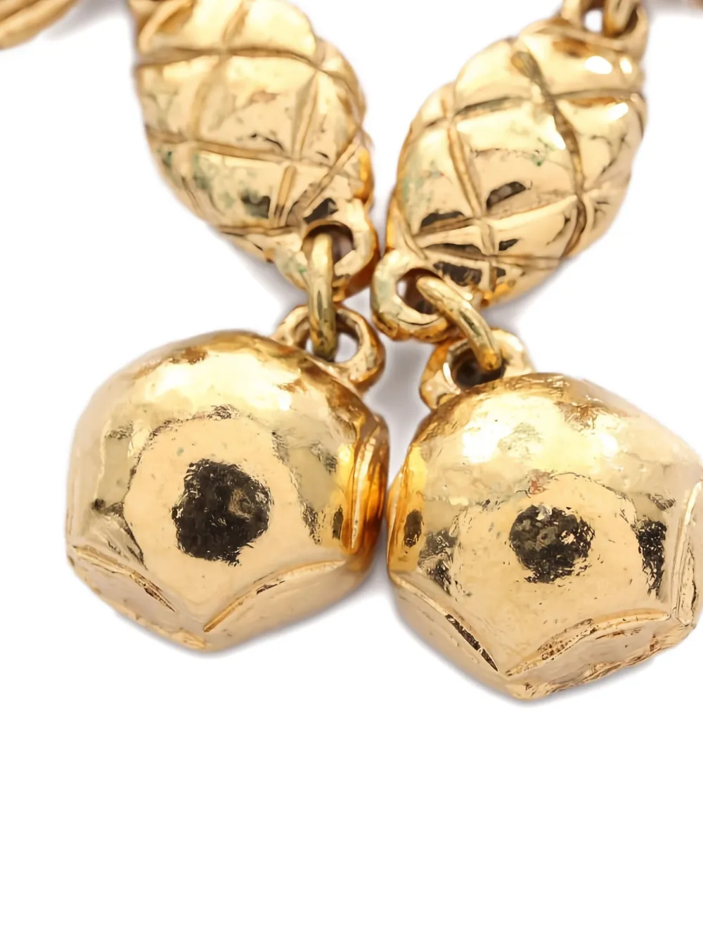CHANEL Pre-Owned 1986-1988 Coco mark drop earrings | Image 2