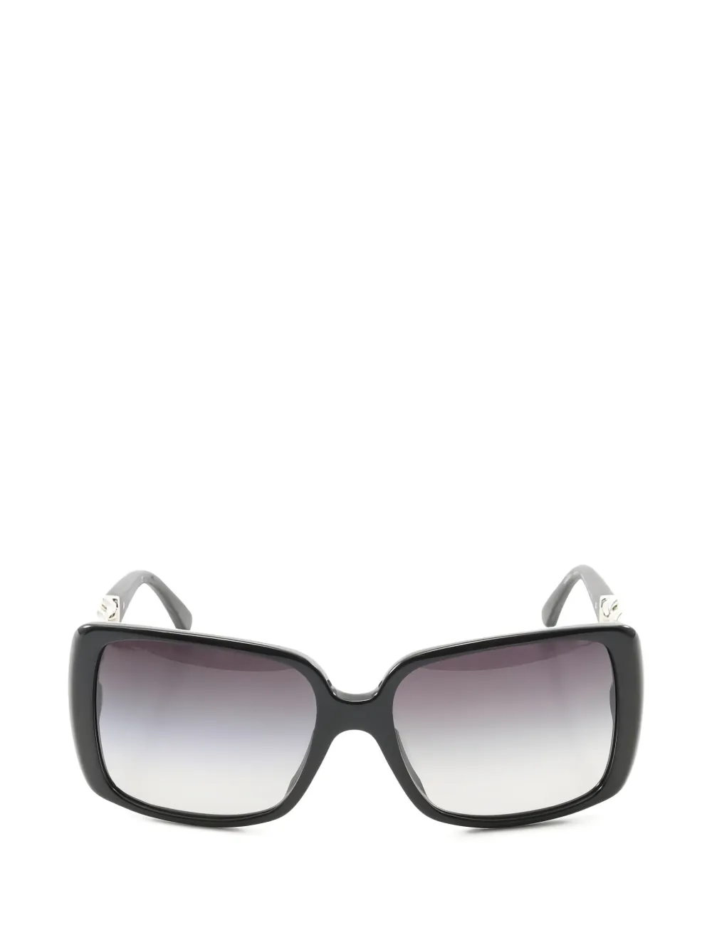 CHANEL Pre-Owned 1986-1988 Coco Mark sunglasses - ブラック CHANEL Pre-Owned 1986-1988 Coco Mark sunglasses - ブラック