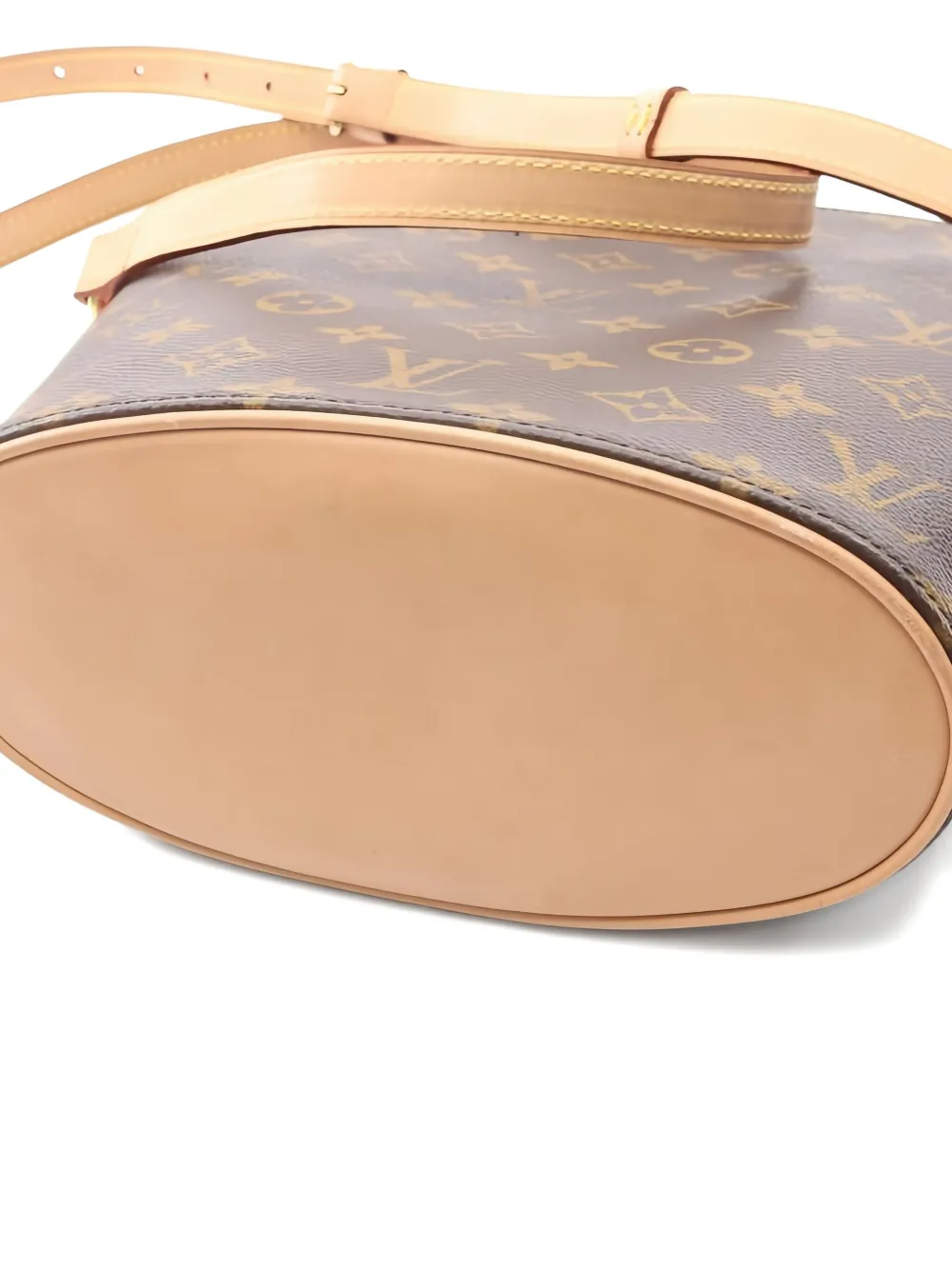 Pre-owned Louis Vuitton 2003 Monogram Druot Shoulder Bag In Brown