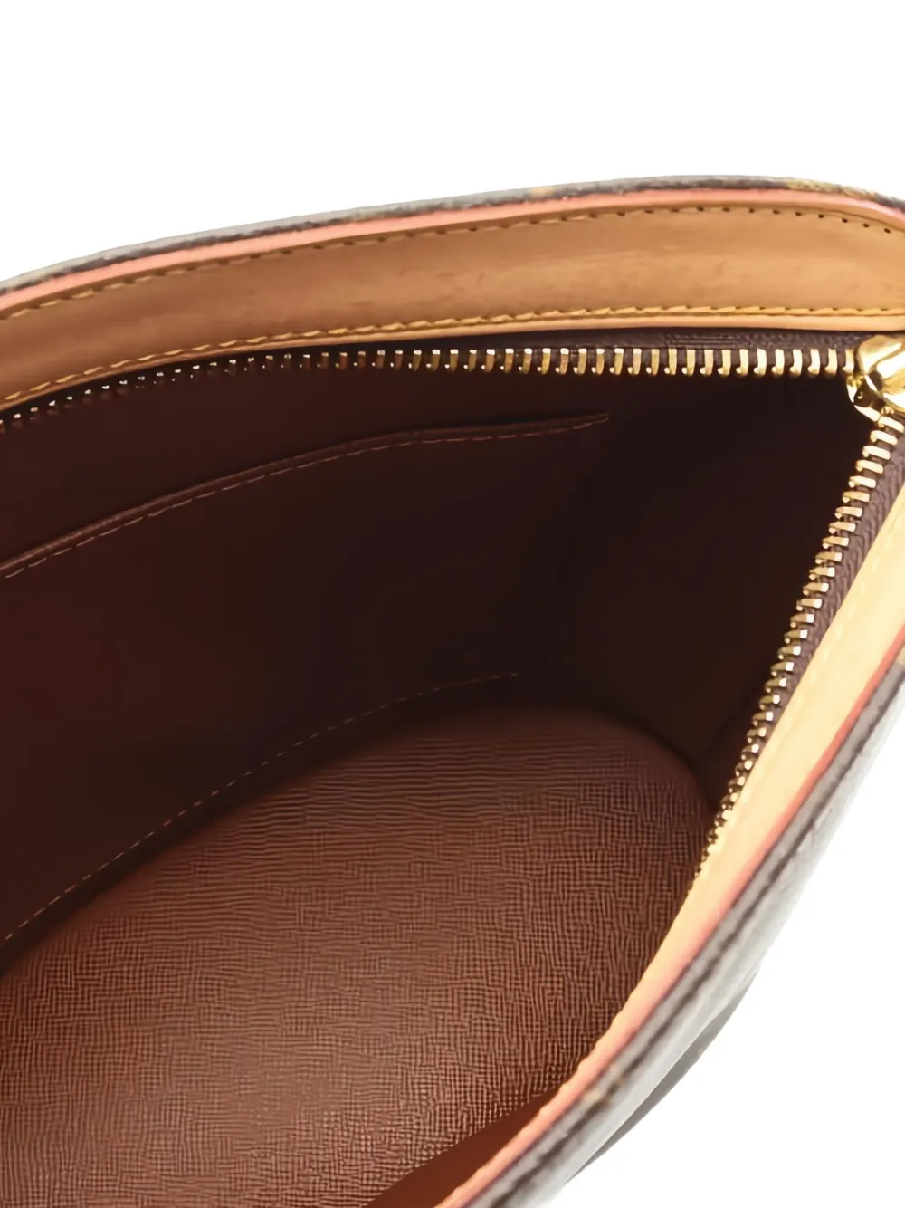 Pre-owned Louis Vuitton 2003 Monogram Druot Shoulder Bag In Brown