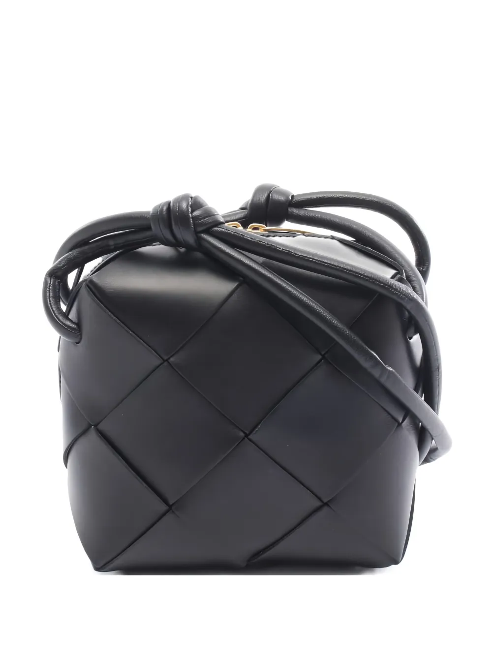 Bottega Veneta Pre-Owned 20s mini cassette camera shoulder bag - ブラック Bottega Veneta Pre-Owned 20s mini cassette camera shoulder bag - ブラック