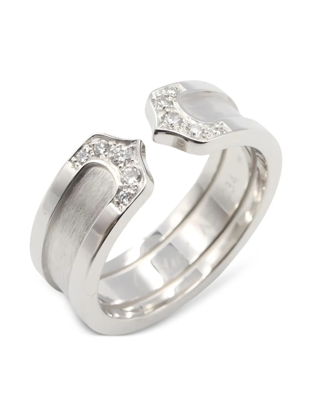 Cartier 2010s 18K white gold C2 diamond ring | Image 2