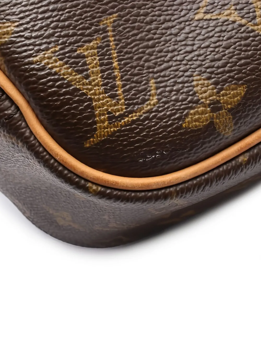 Pre-owned Louis Vuitton Trouville Handbag In Brown