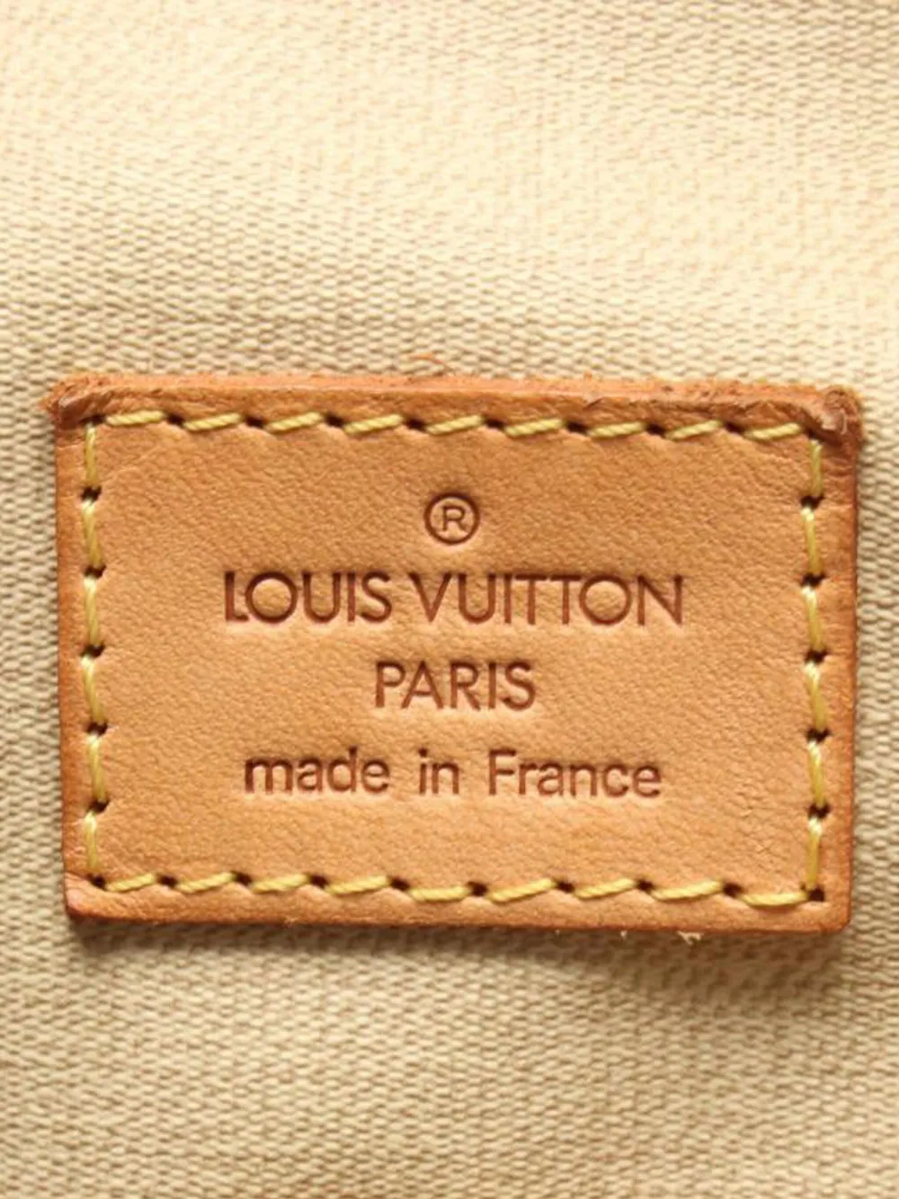 Pre-owned Louis Vuitton Trouville Handbag In Brown