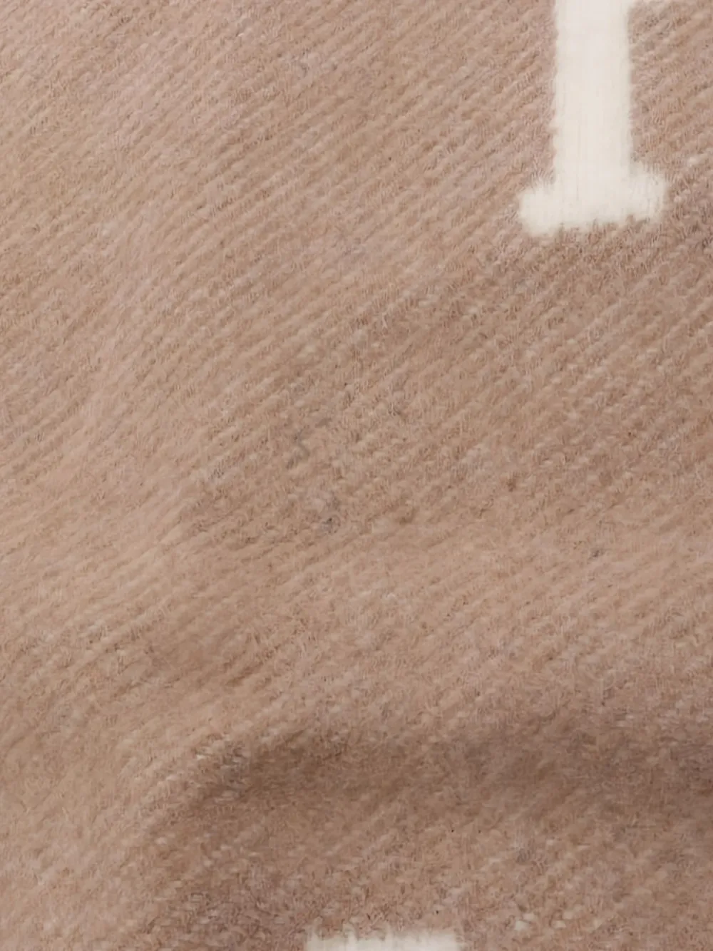 Pre-owned Hermes Avalon Blanket In Brown