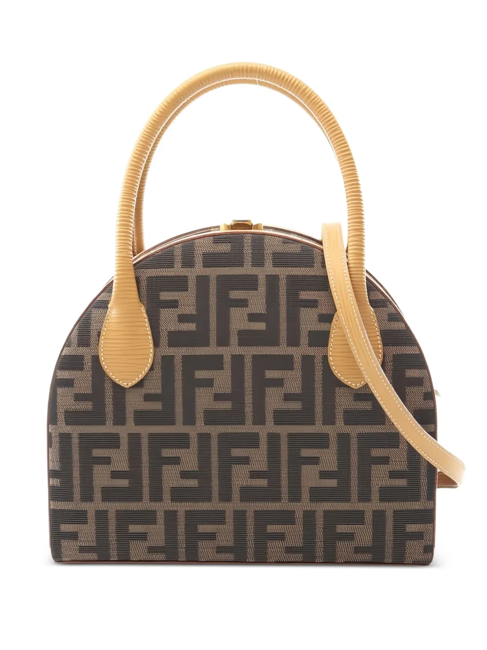 Fendi Pre-Owned Zucca Vanity two-way handbag - ブラウン Fendi Pre-Owned Zucca Vanity two-way handbag - ブラウン