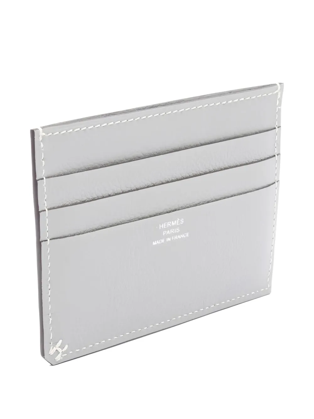 Hermès Pre-Owned leather card case - グレー Hermès Pre-Owned leather card case - グレー