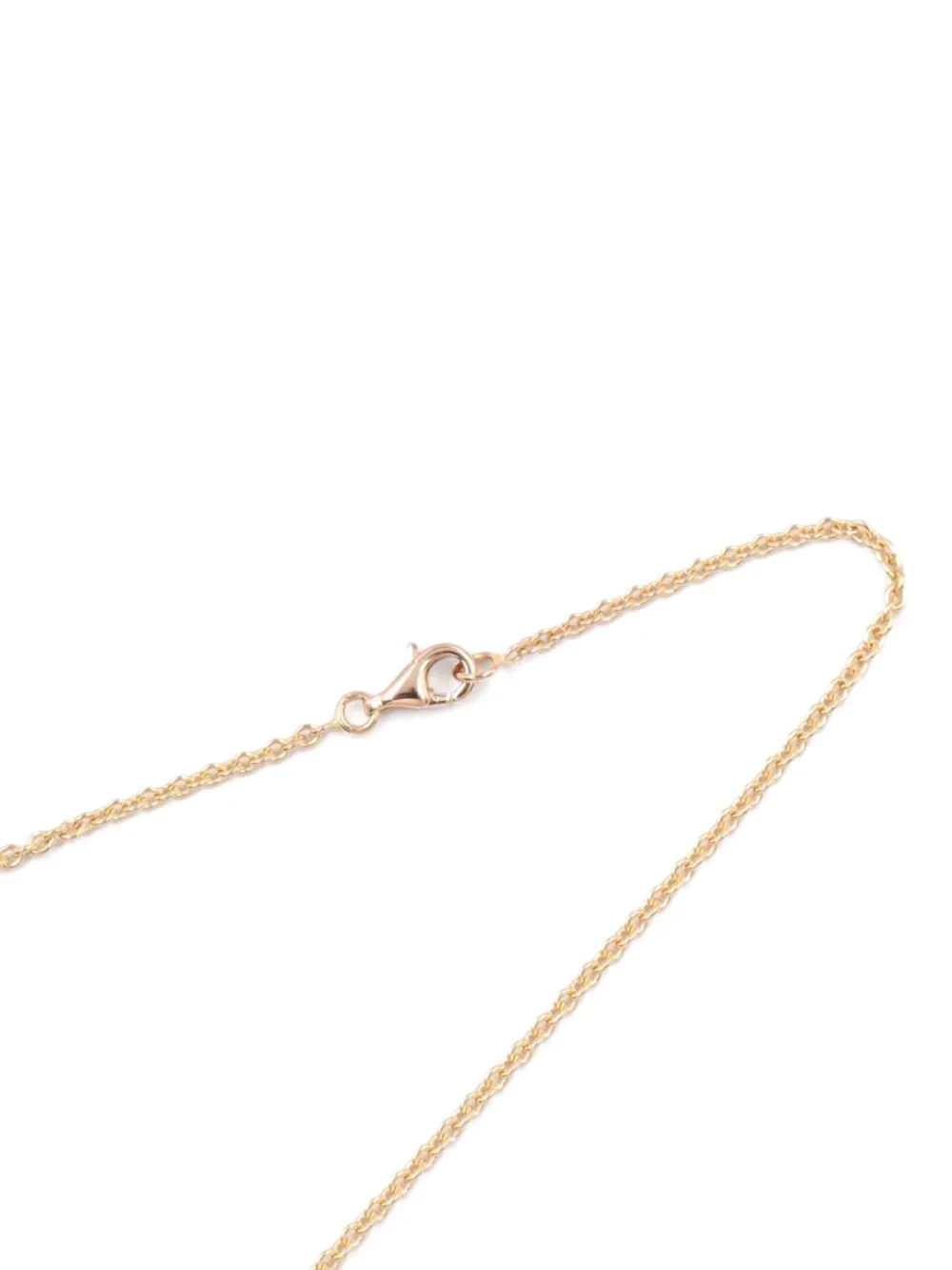 Pre-owned Cartier 18k Rose Gold Baby Love Necklace