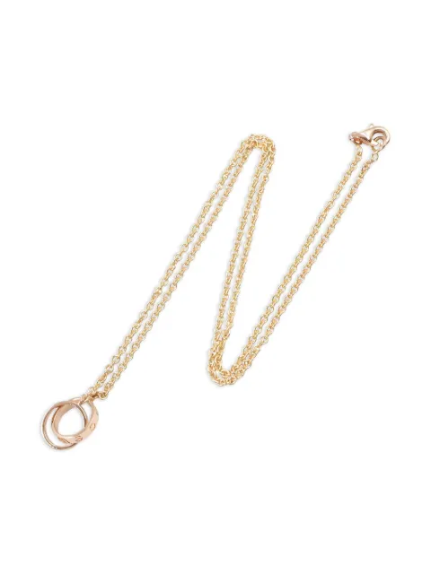 Cartier 18K rose gold Baby Love necklace