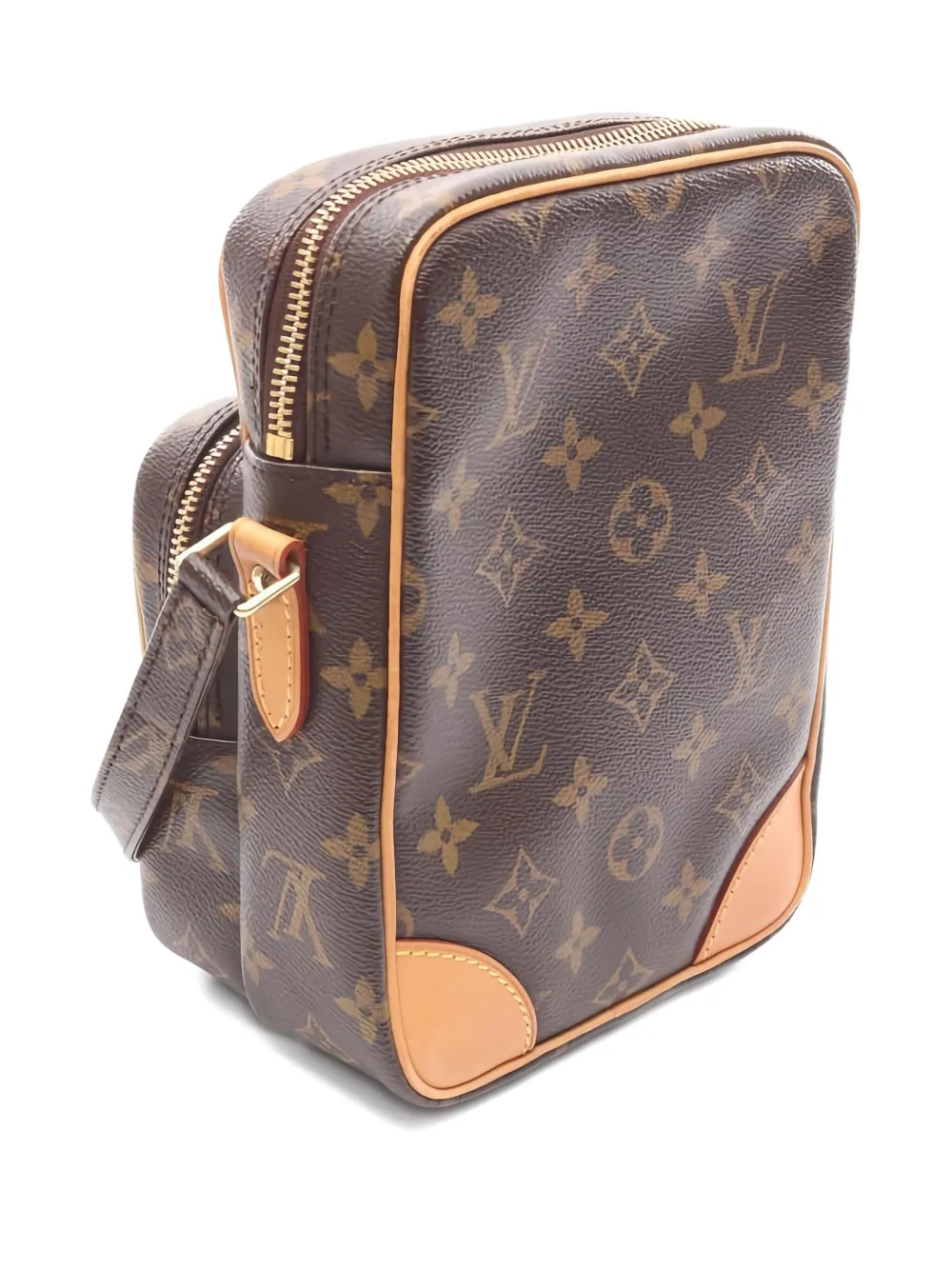 Pre-owned Louis Vuitton Amazon Monogram Shoulder Bag In Brown