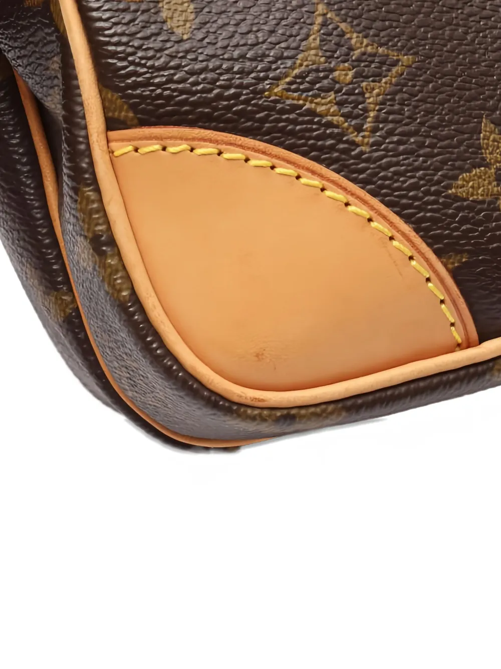 Pre-owned Louis Vuitton Amazon Monogram Shoulder Bag In Brown