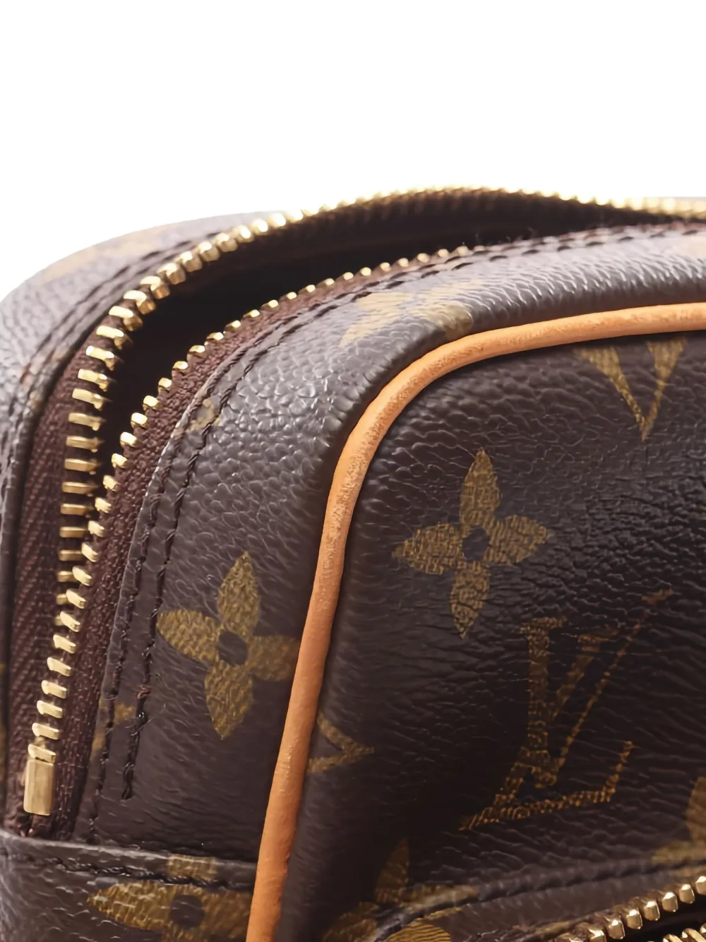 Pre-owned Louis Vuitton Amazon Monogram Shoulder Bag In Brown