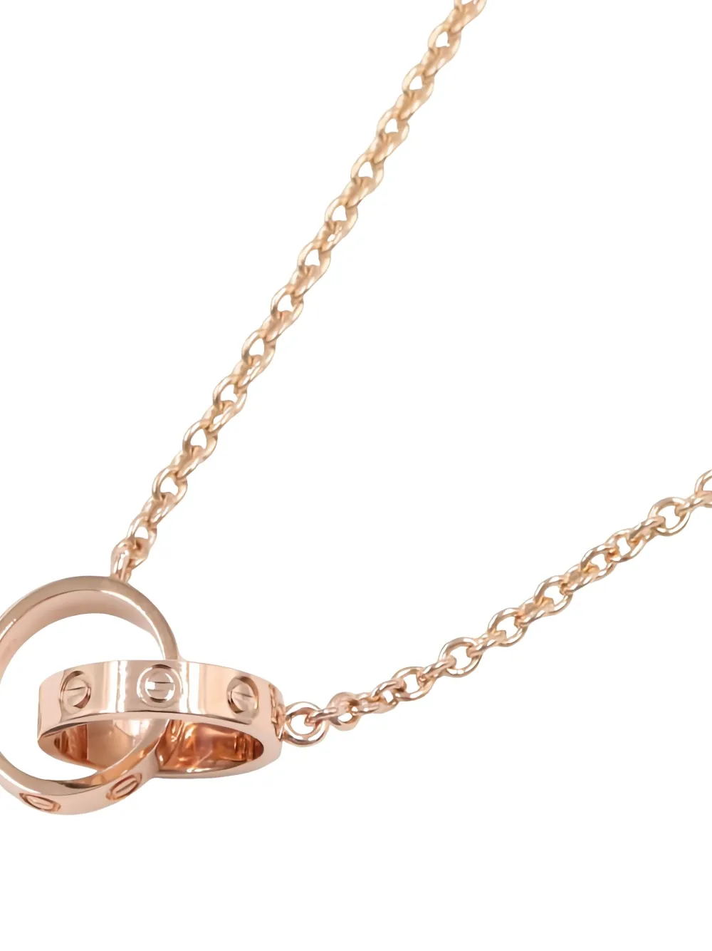 Cartier 18K rose gold Baby Love necklace - ピンク Cartier 18K rose gold Baby Love necklace - ピンク